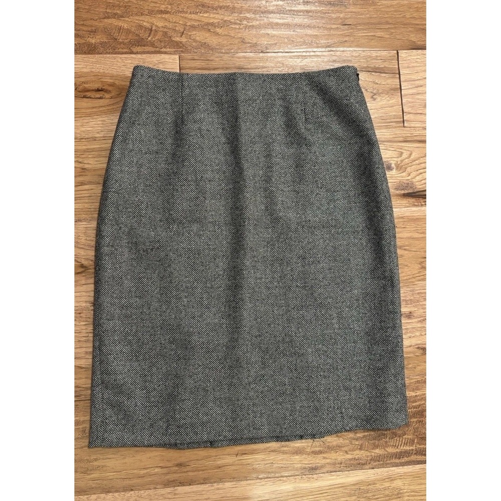 Brooks Brothers Loro Piana Zelander Merino Wool Tweed Skirt Women's 4